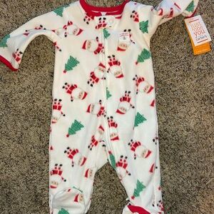 🎄 NWT Carter’s Just One You Santa Baby Christmas Pajamas 🎅🏻